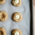 White Chocolate Protein Thumbprints