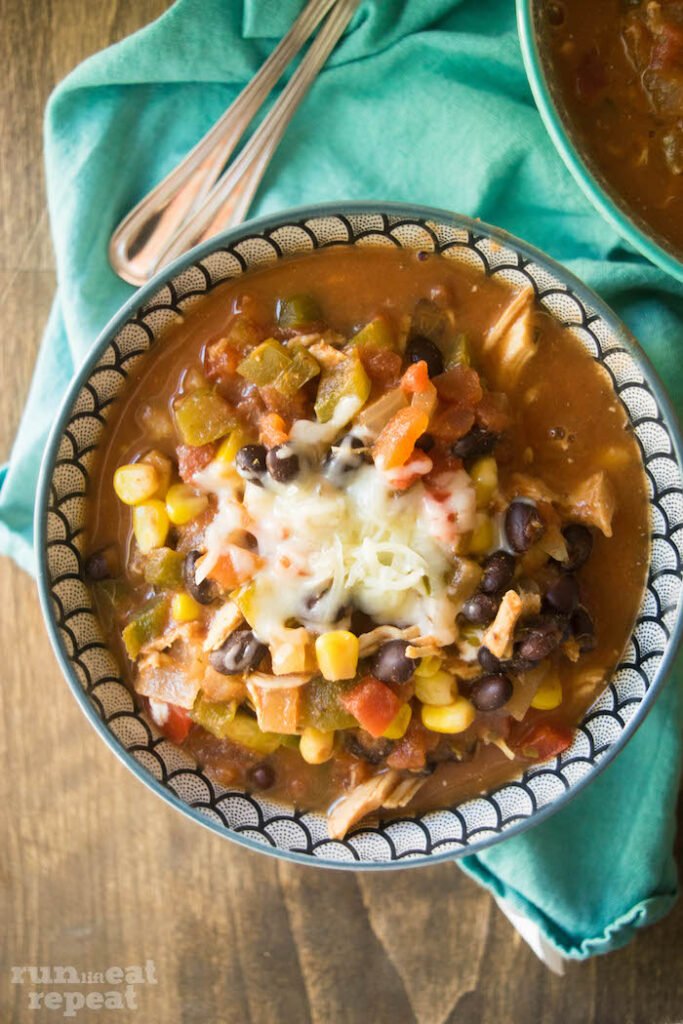 My Favorite Crockpot Chicken Chili.