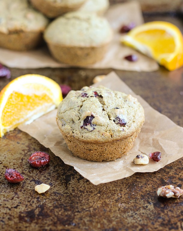 Cranberry Orange Walnut Muffins {vegan and gluten-free} – Making Thyme for Health