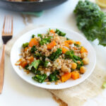 Roasted Butternut Squash and Goat Cheese Farro Salad