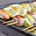 Lemon Salmon Kebabs