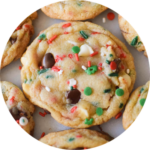 Confetti Cake Batter Chocolate Chip Cookies