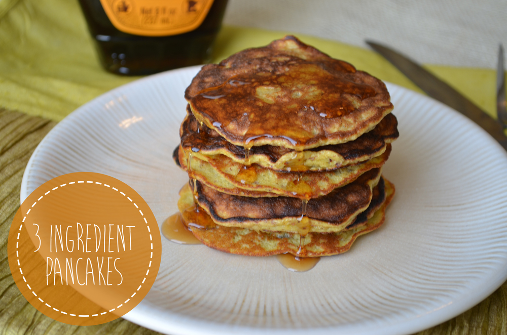 3 Ingredient Banana Pancakes