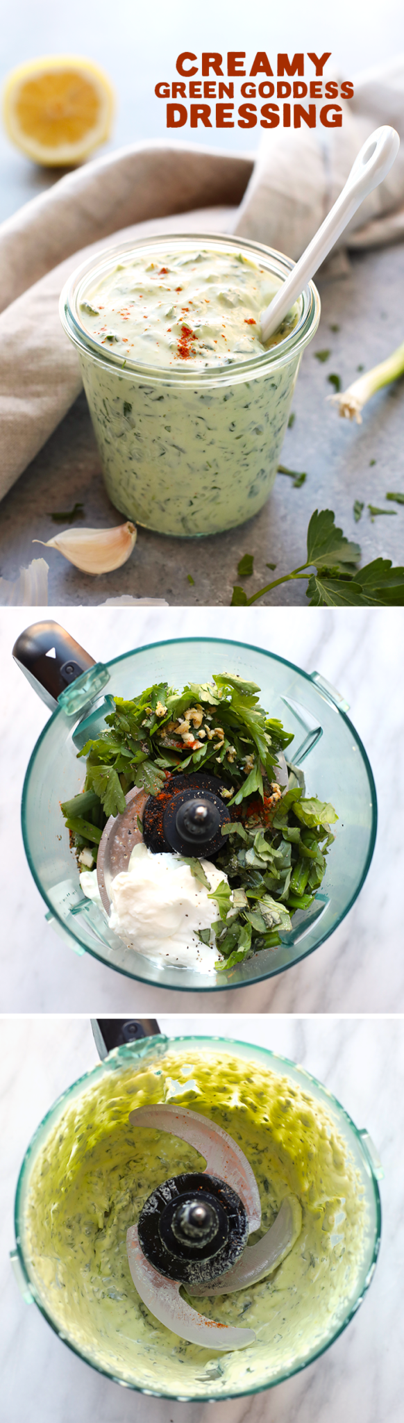 All-Purpose Creamy Green Goddess Dressing and Dip