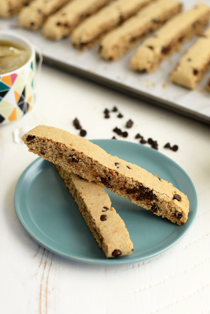 Grain Free Biscotti-Maple Chocolate Chip