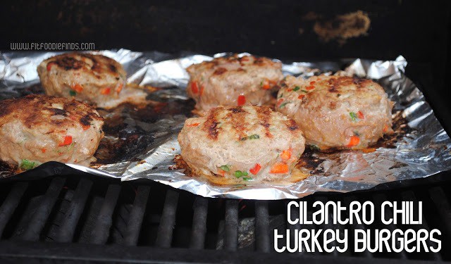 Cilantro Chili Turkey Burgers