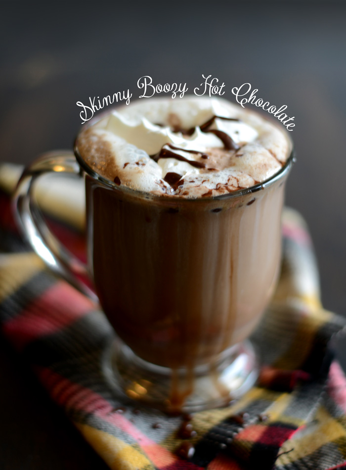 Boozy Skinny Hot Chocolate