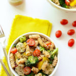 Quinoa Pasta Salad with Chicken Sausage