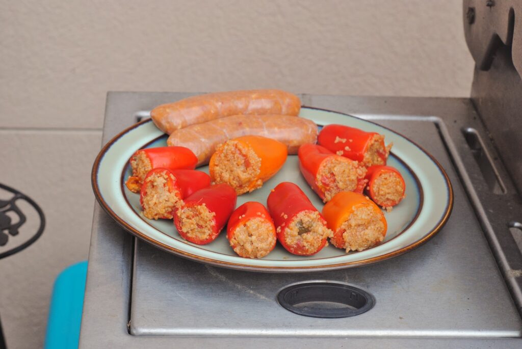 Stuffed Mini Bell Peppers: 2 Way