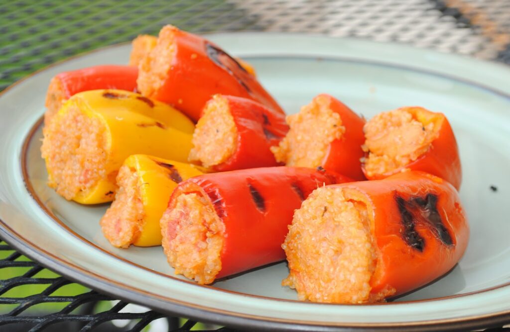 Stuffed Mini Bell Peppers: 2 Way