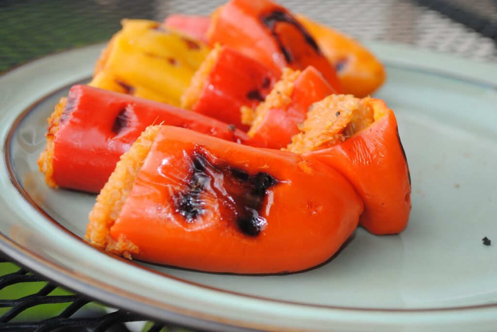 Stuffed Mini Bell Peppers: 2 Way