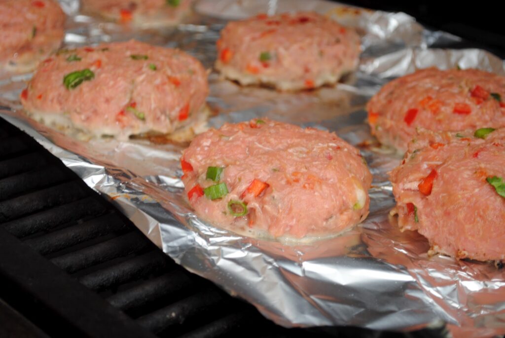 Cilantro Chili Turkey Burgers