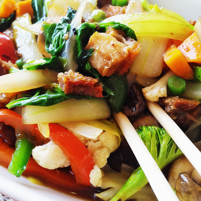 Thai Basil Veggie Stir Fry