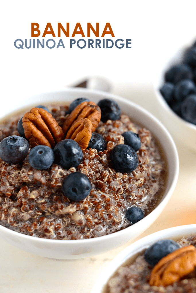 Mix up your breakfast and make this delicious banana quinoa porridge for a vegan, gluten-free option that will keep you full all morning!