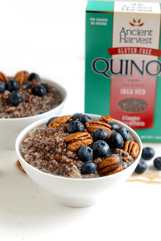 Mix up your breakfast and make this delicious banana quinoa porridge for a vegan, gluten-free option that will keep you full all morning!