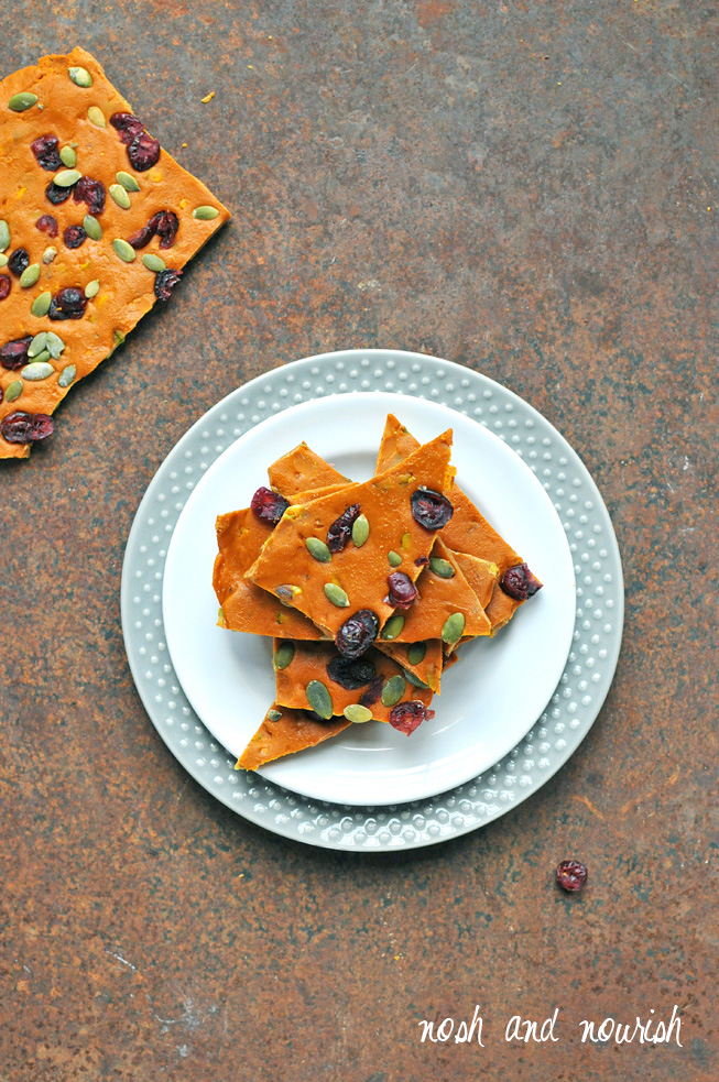 Butterscotch Pumpkin Bark + More Healthy Fall Treats! #glutenfree #dairyfree #grainfree #paleo