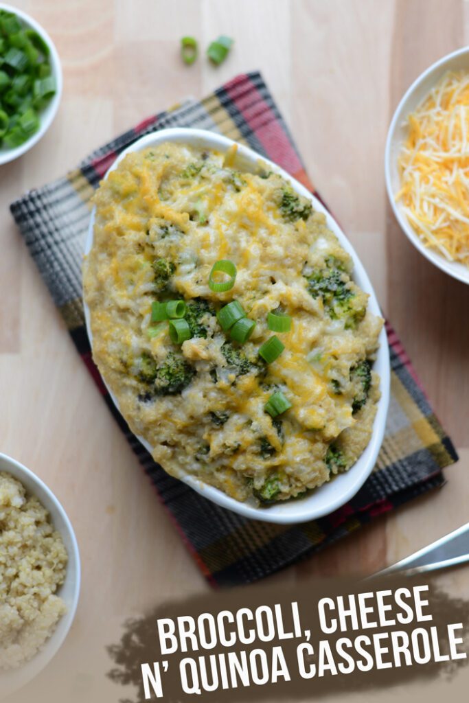 broccoli cauliflower quinoa casserole