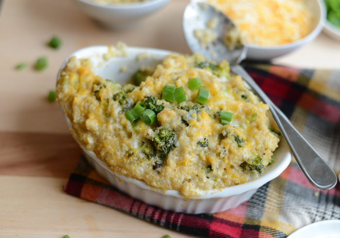 broccoli cauliflower quinoa casserole