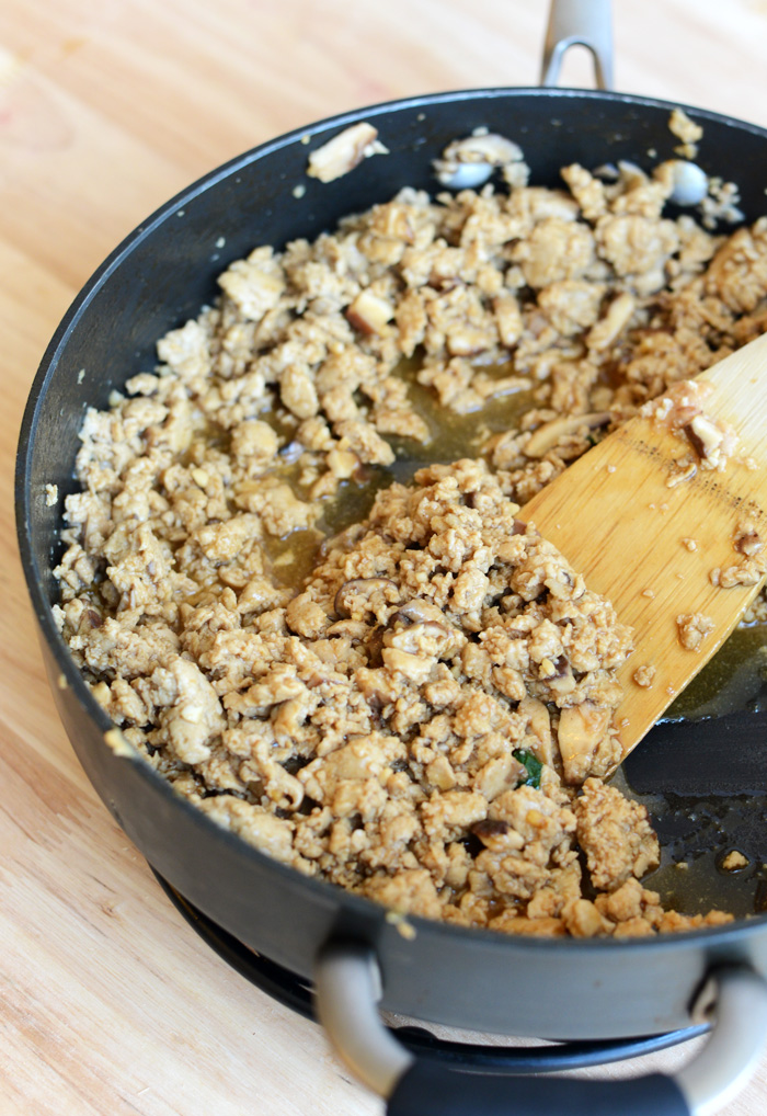 Copycat PF Chang's Chicken Lettuce Wraps #GlutenFree