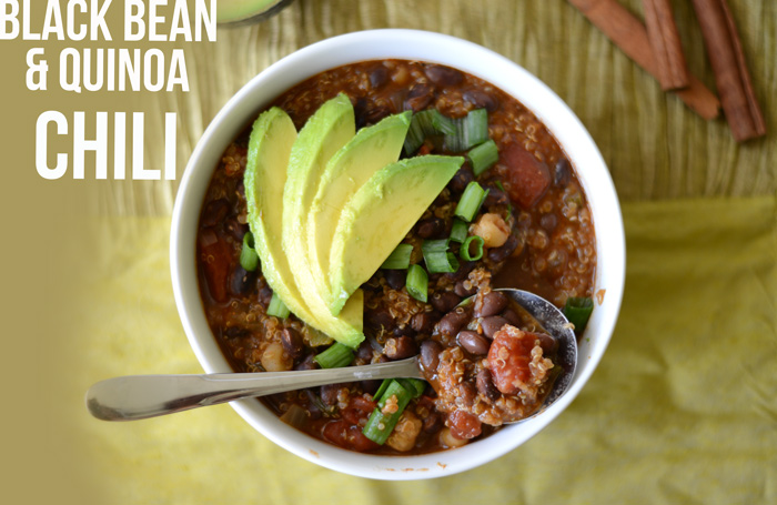 Black Bean and Quinoa Chil