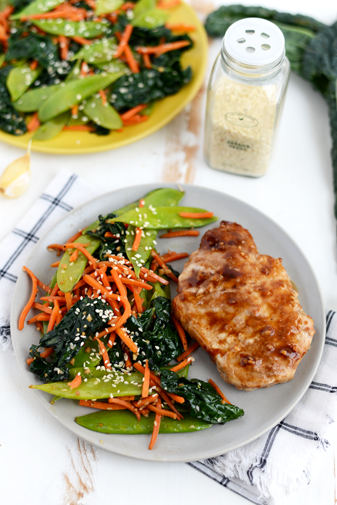 Make these Gluten-Free Asian-Style Pork Chops for a healthy, weeknight dinner that the entire family will love!