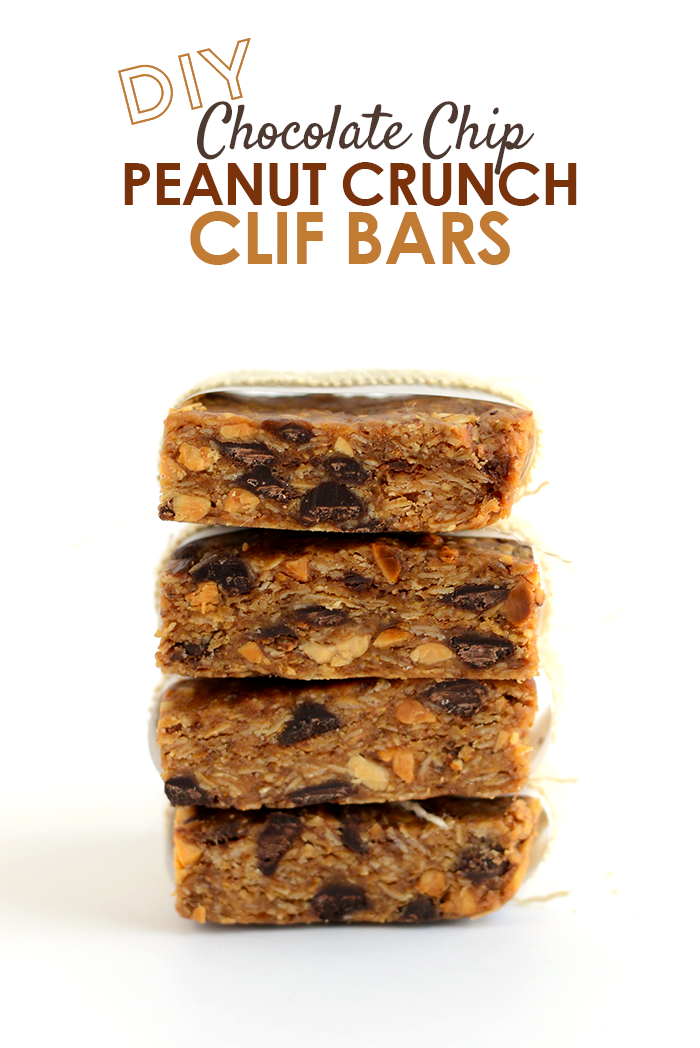 DIY Chocolate Chip Peanut Crunch Clif Bars 1st phorm