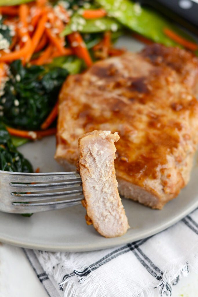 Make these Gluten-Free Asian-Style Pork Chops for a healthy, weeknight dinner that the entire family will love!