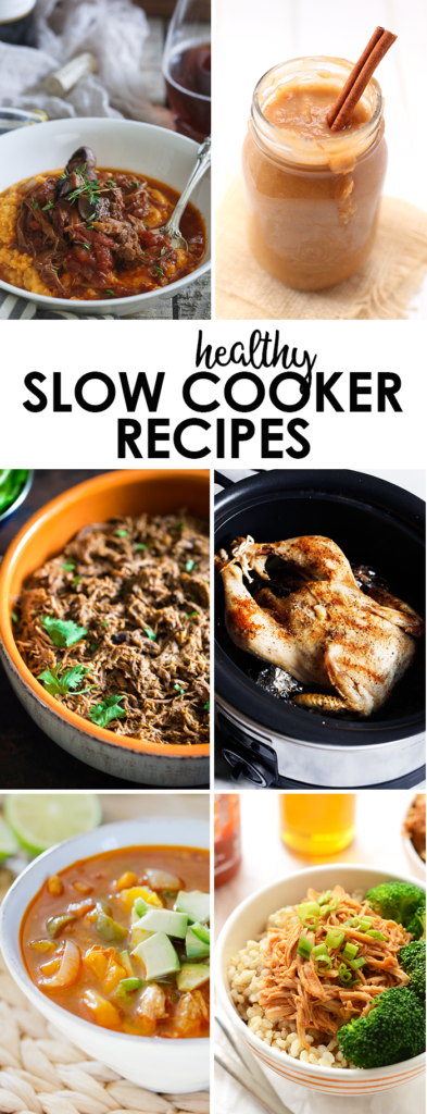 Looking for healthy meal-prep inspiration? Mae one of these healthy slow cooker recipes for an easy, good-for-you meal!