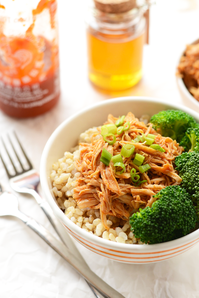 Honey Sriracha Slow Cooker Chicken