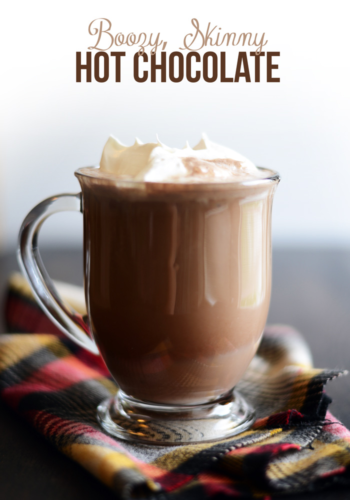 Boozy Skinny Hot Chocolate