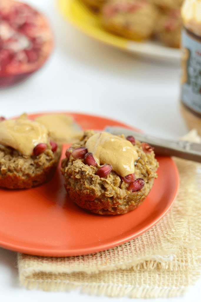 Pomegranate Oatmeal Snack Cups