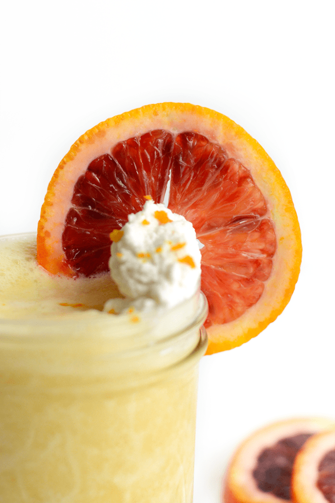 All you need are 4 simple ingredients to make this delicious and creamy Orange Creamsicle Smoothie that is packed with Vitamin C and flavor!