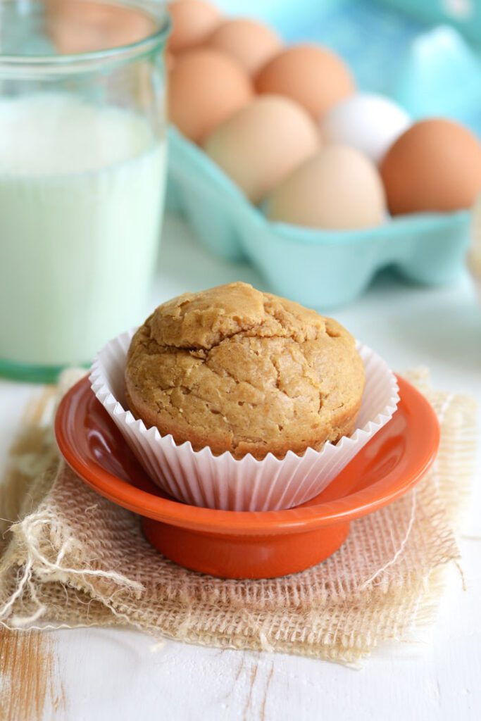 Single-Serve Peanut Butter Muffin 2 Ways #glutenfree #vegan #recipe