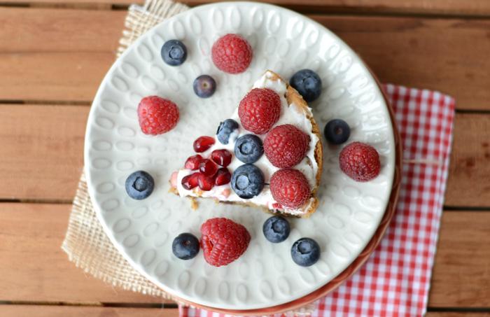 Gluten Free Chocolate Chip Cookie Fruit Pizza