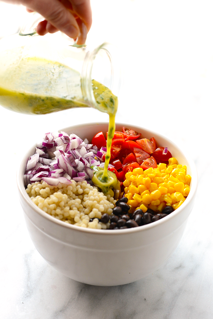 Southwestern Black Bean Couscous Salad