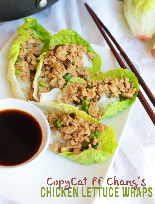 Copycat PF Chang's Chicken Lettuce Wraps #GlutenFree