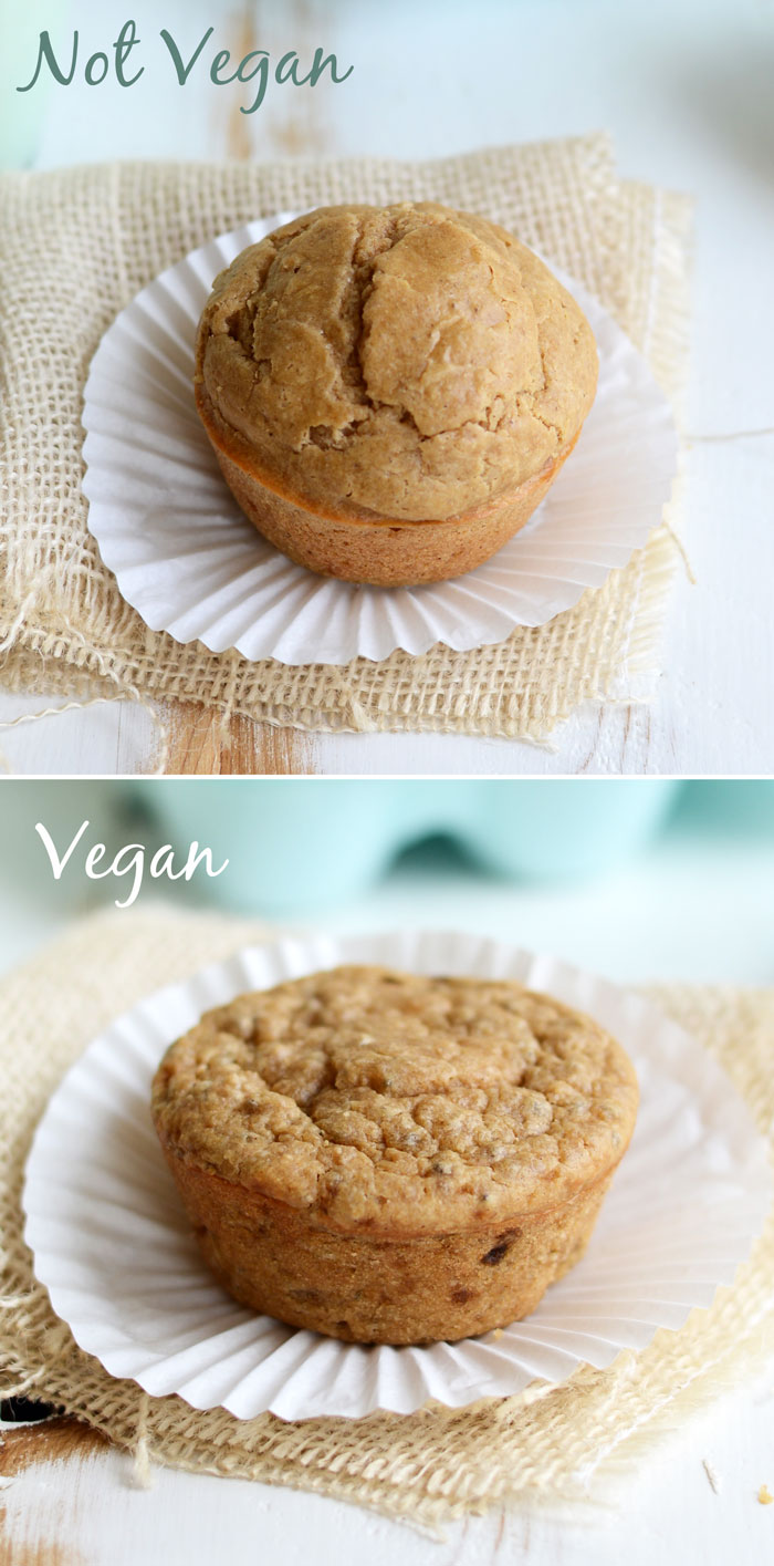 Single-Serve Peanut Butter Muffin 2 Ways #glutenfree #vegan #recipe