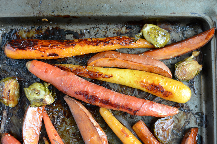 Honey Balsamic Roasted Veggies