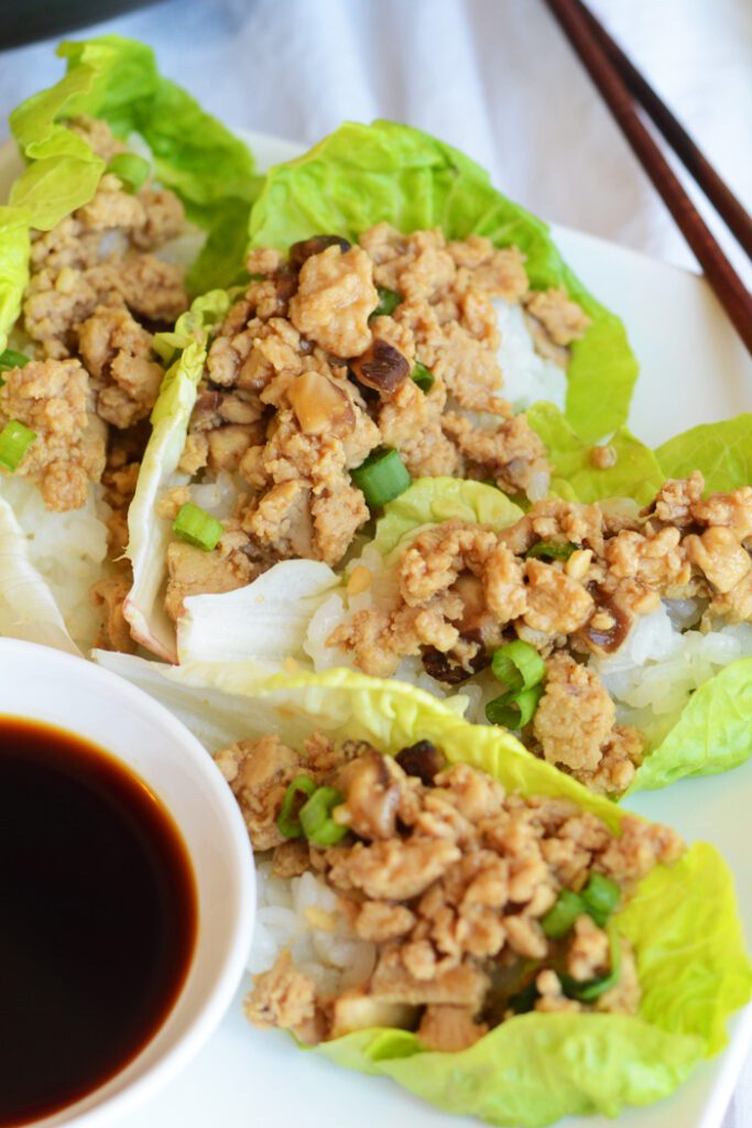 Copycat PF Chang's Chicken Lettuce Wraps #GlutenFree