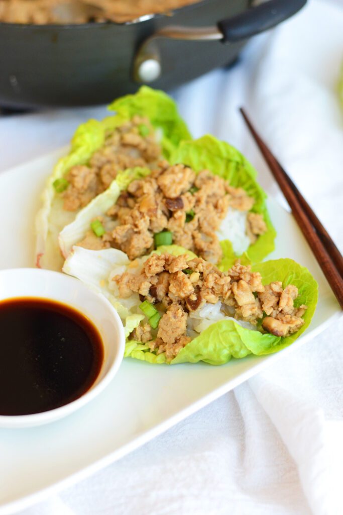 Copycat PF Chang's Chicken Lettuce Wraps #GlutenFree