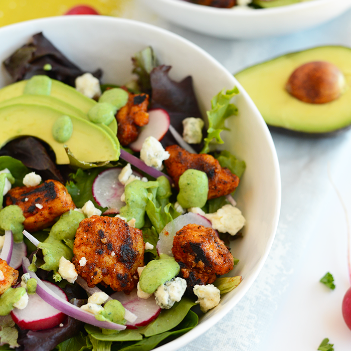 Sriracha Chicken Salad with Blue Cheese