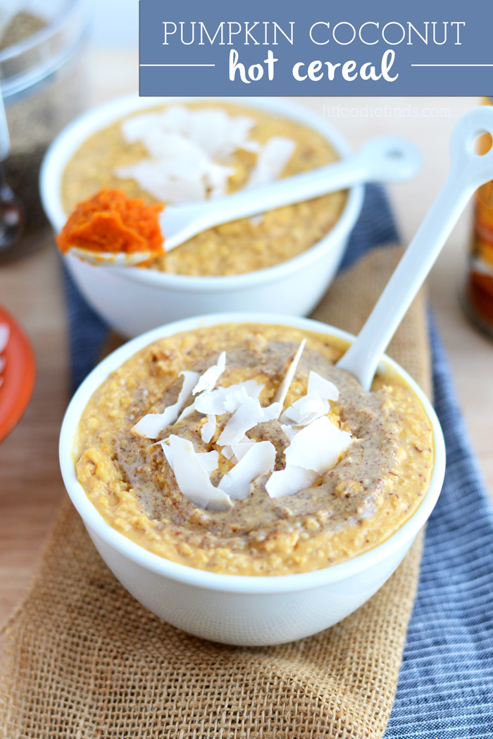 Pumpkin Coconut Hot Cereal