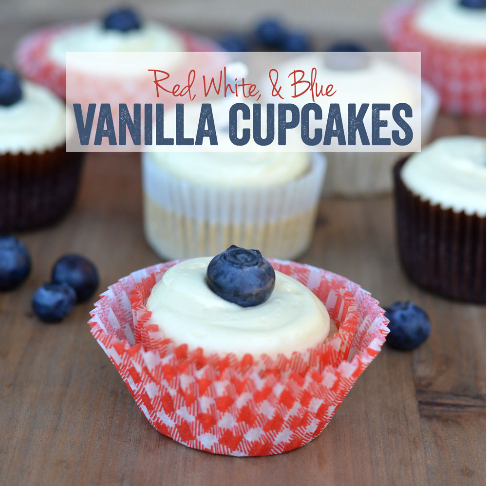 Red, White & Blue Cupcakes n Instagram