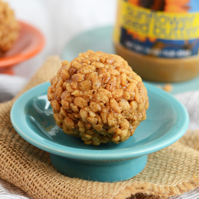 Single Serve Sun Butter Rice Crispy