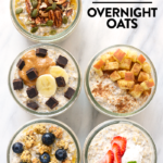 5 Ways to Top Your Overnight Oats + Vanilla Bean Overnight Oat Recipe