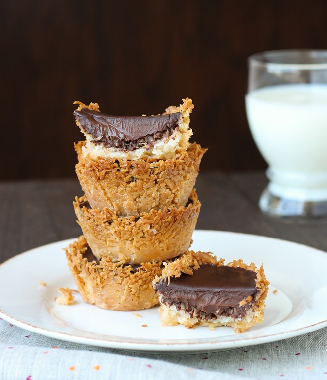 Vegan Dark Chocolate Coconut Pies