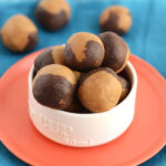 Brownie Cookie Dough Swirl Protein Balls