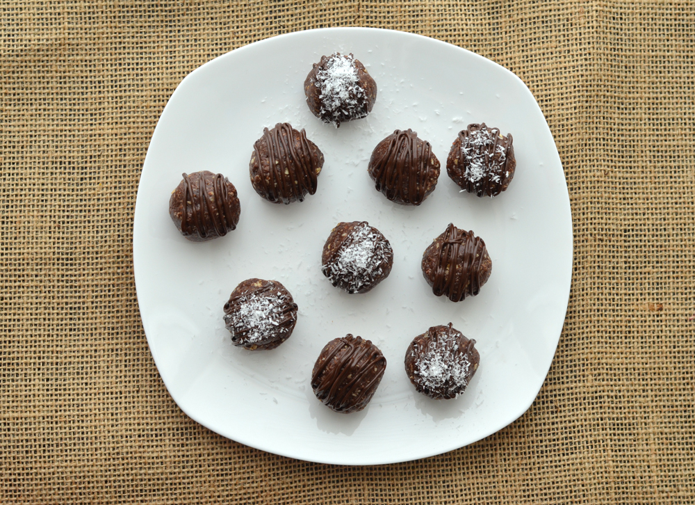 coconut chocolate energy balls