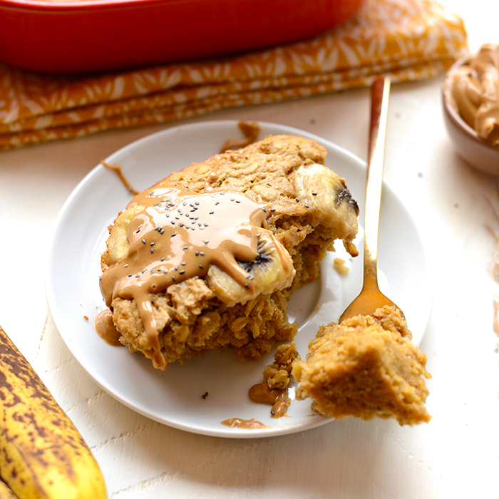 Peanut Butter Banana Oatmeal Bake - 1st phorm