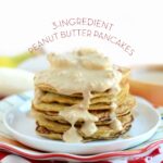 3-Ingredient Peanut Butter Pancakes